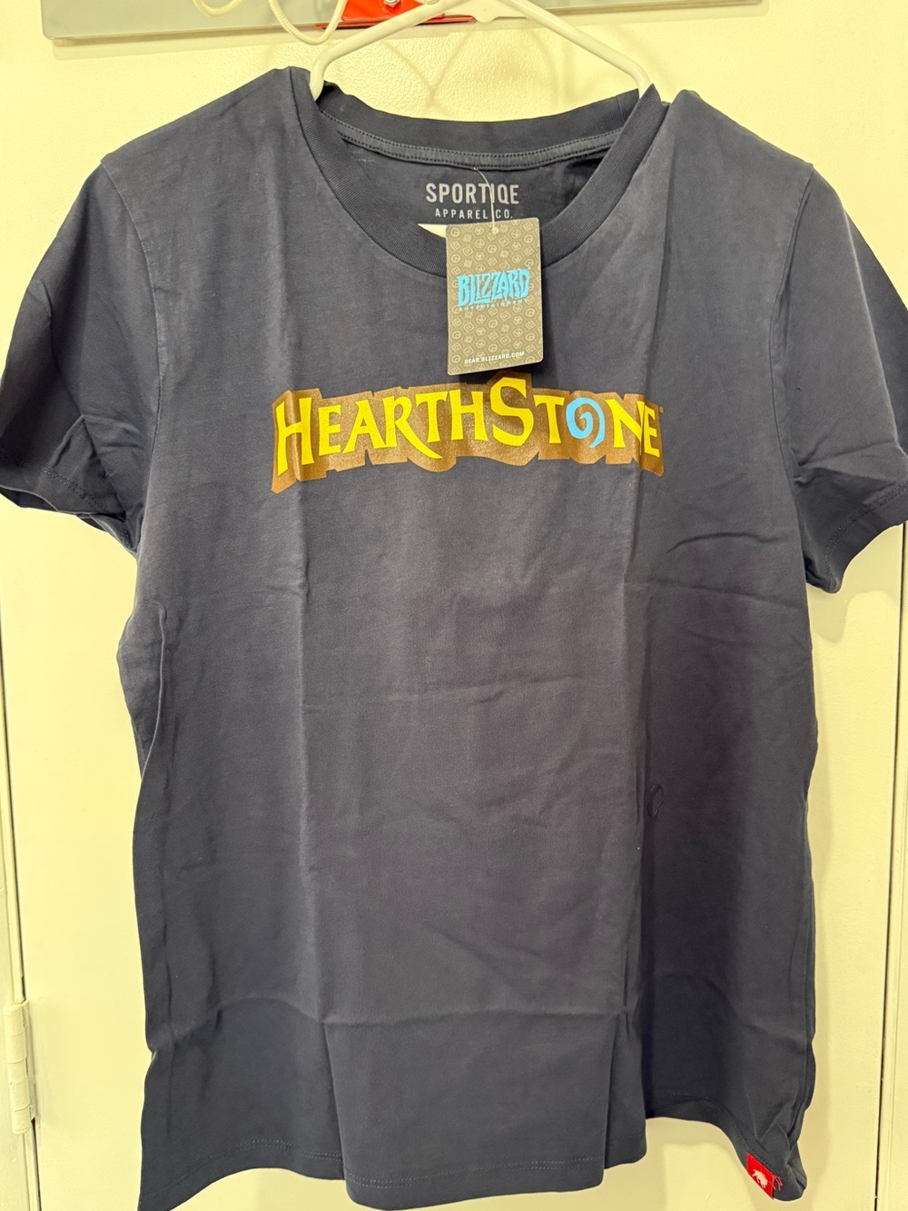 Sportiqe Hearthstone Logo Short Sleeve Tee - Navy